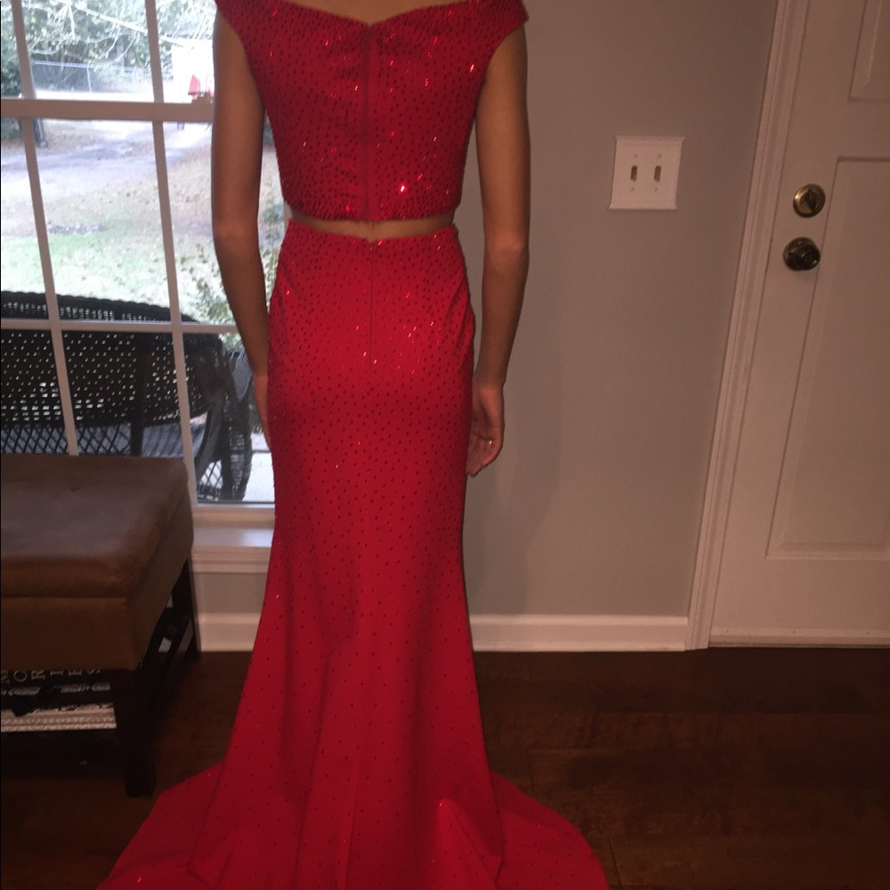Red Sherri Hill Dress
